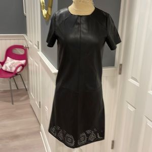 Zara Vegan Leather Dress size: XS